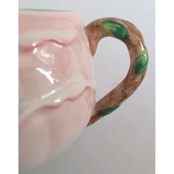 Zaccagnini Italy Pottery Roses Tea Cup & Saucer Set Made For Walter Hatches - Picture 10 of 11